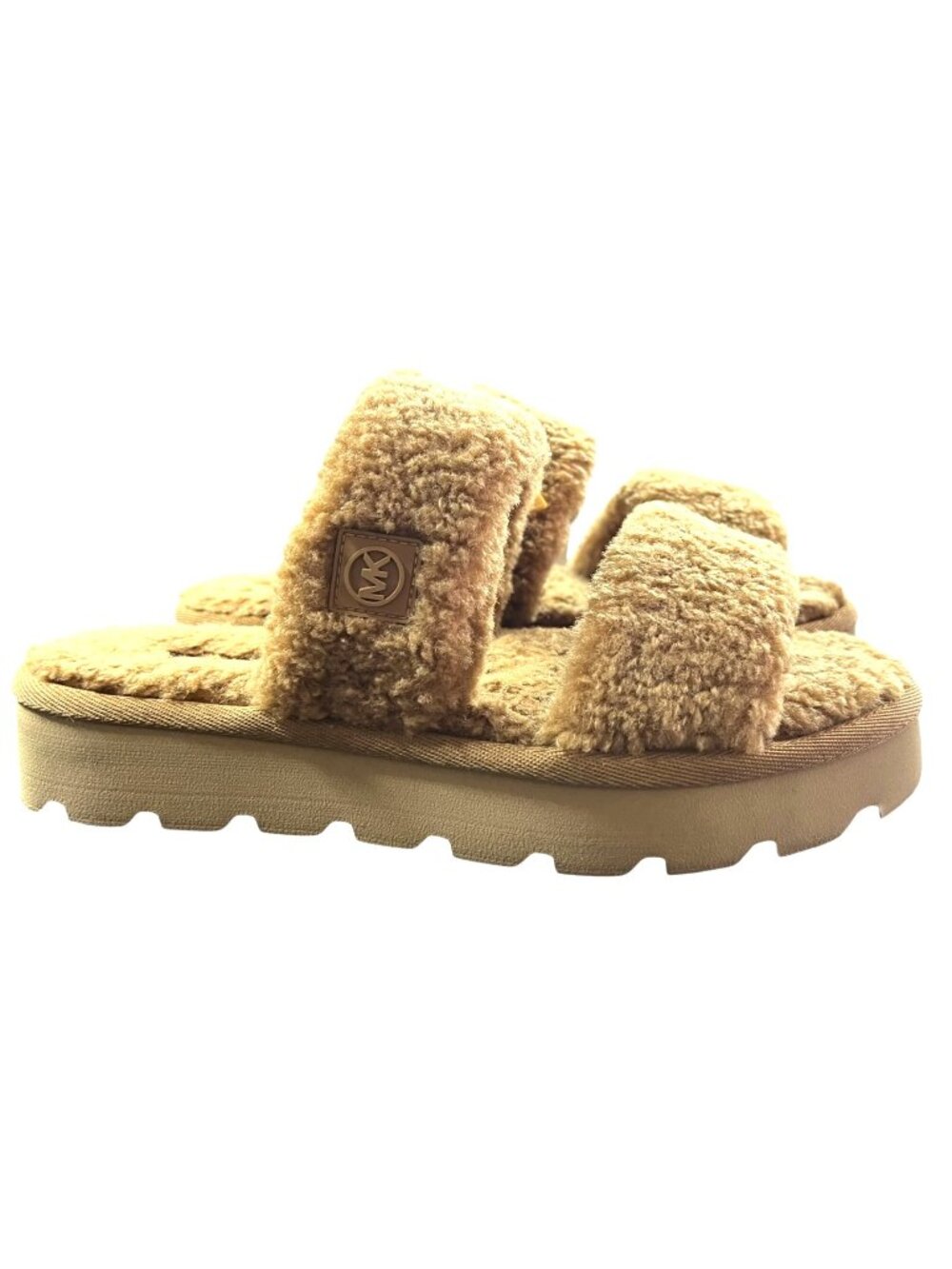 Michael Kors Winnie Faux Shearling Slide Sandal Slippers Women's SZ 8